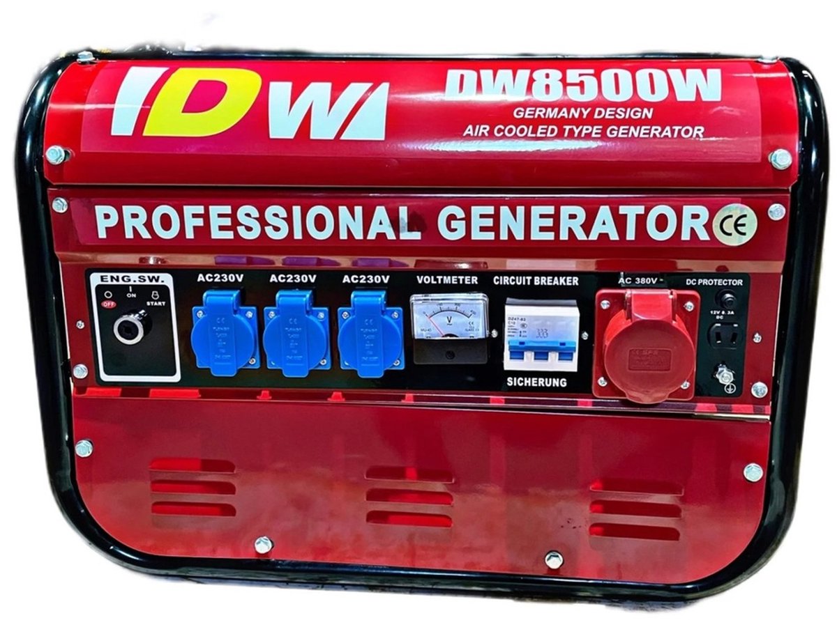 DW8500 – Benzine Generator 2500W | Noodstroom Aggregaat